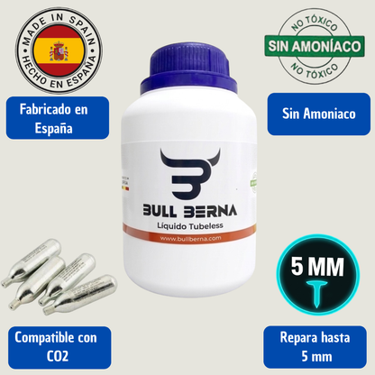 Líquido Sellante Tubeless Bullberna 500ml - Sin Amoníaco