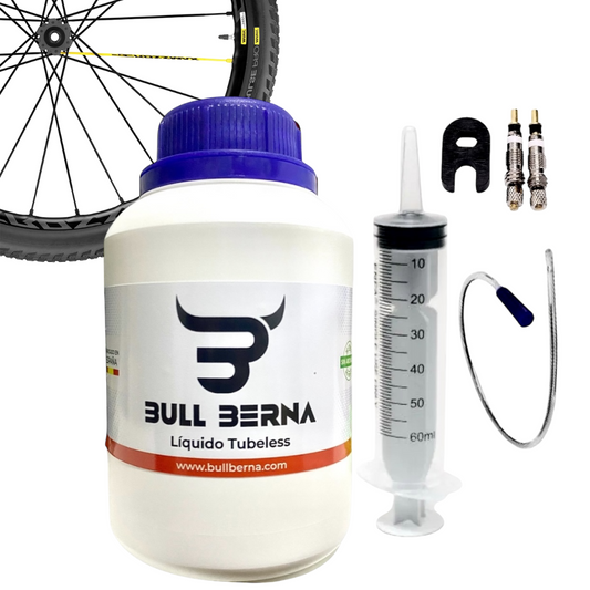KIT TUBELESS 500ML CON JERINGUILLA BULL BERNA