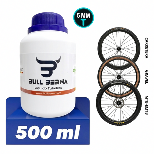 Líquido Sellante Tubeless Bullberna 500ml - Sin Amoníaco